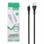 کابل تایپ سی فست شارژ 2.4 آمپر چرلو CH-TCK01 طول 1.1 متر - مشکی