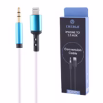 کابل تبدیل Lightning به AUX چرلو CH-IP/AUX02 طول 1 متر - مشکی