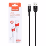 کابل تایپ سی فست شارژ 5 آمپر شوش SH405C طول 1.1 متر - مشکی