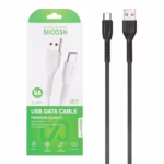 کابل تایپ سی فست شارژ 5 آمپر شوش SH103C طول 1.1 متر - مشکی
