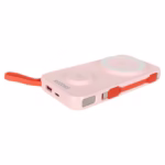 پاور بانک بی سیم فست شارژ شوش SH+110W PD 22.5W ظرفیت 10000 میلی آمپر - گلبهی