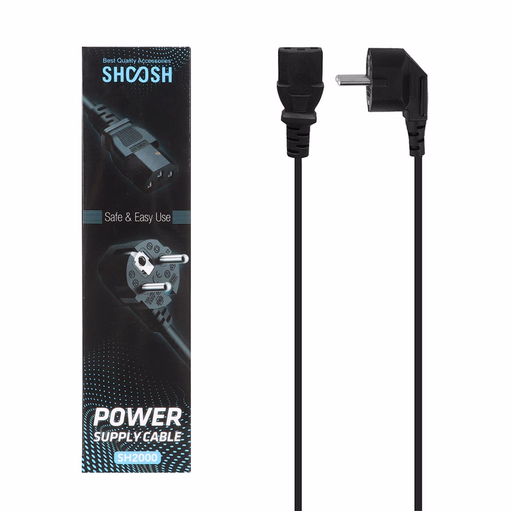کابل برق کامپیوتر شوش SH 2000 طول 1.5 متر - مشکی